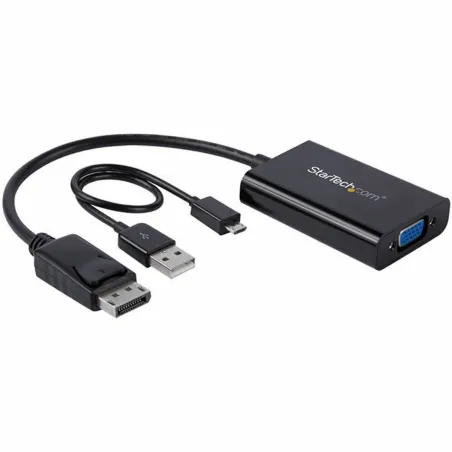 DisplayPort - SVGA adapteri Startech DP2VGAA              Musta
