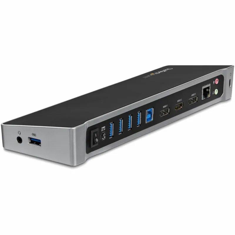 USB-keskitin Startech USB3DOCKH2DP