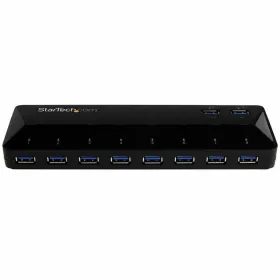 USB-разветвитель Startech ST103008U2C USB 3.0 x 10 Чёрный