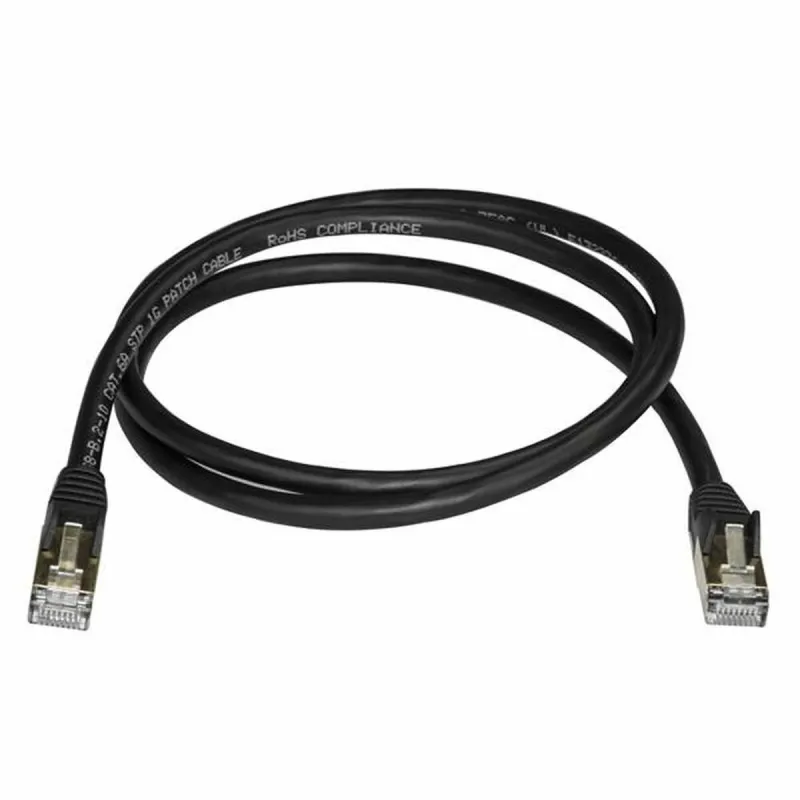 UTP 6 kategorijos kietas tinklo laidas Startech 6ASPAT1MBK           1 m