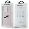 Karl Lagerfeld Silicone Double Heads Print MagSafe - Case iPhone 16 Pro (pink)