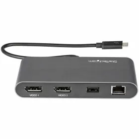 Докстанция Startech TB3DKM2DPL 4K Ultra HD Серый