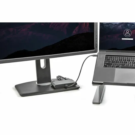 Pastiprinātāji Startech TB3DKM2DPL 4K Ultra HD Pelēks