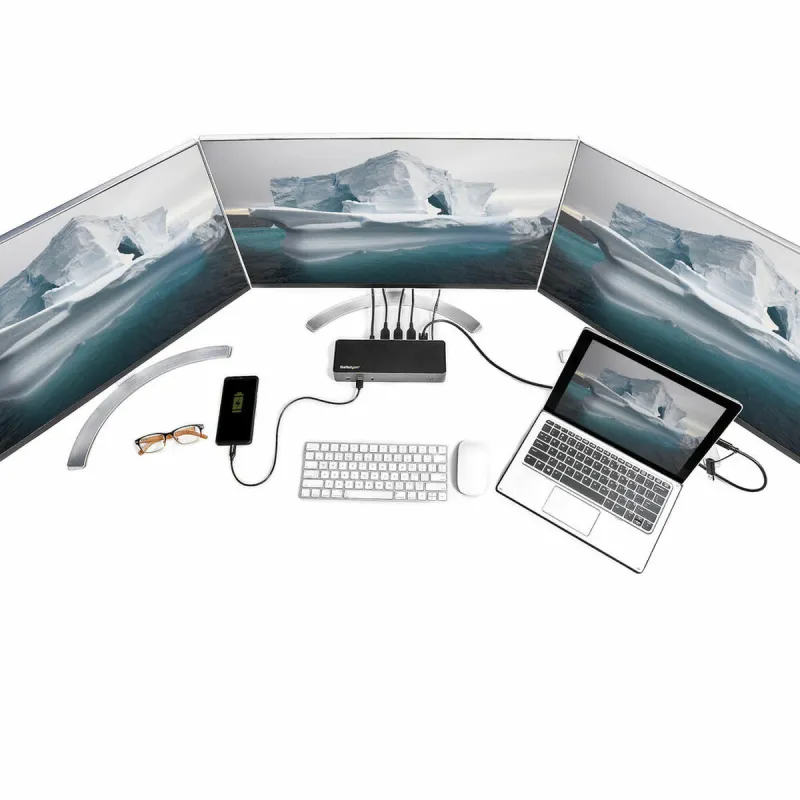 USB šakotuvas Startech DK31C3HDPDUE