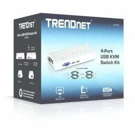 KVM komutatorius Trendnet TK-407K
