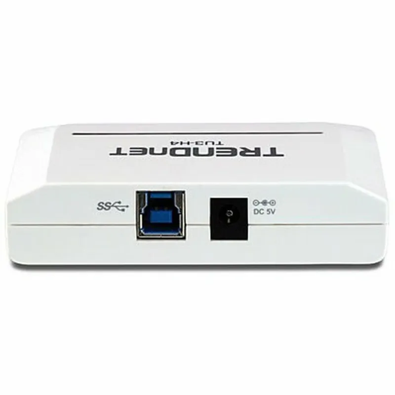 USB Centrmezgls Trendnet TU3-H4               Balts