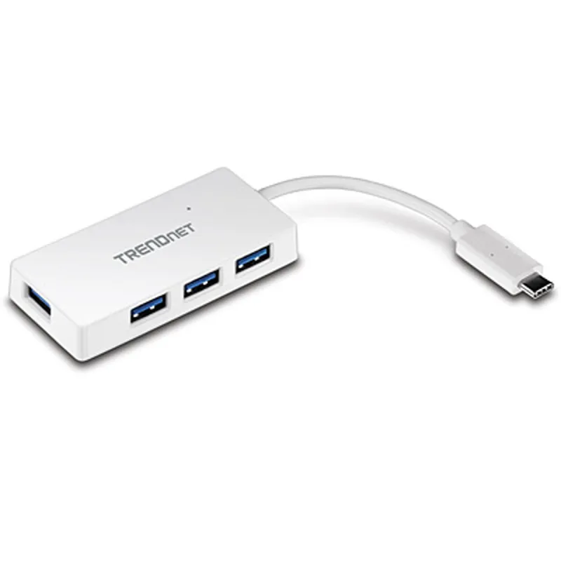 USB šakotuvas Trendnet TUC-H4E Balta
