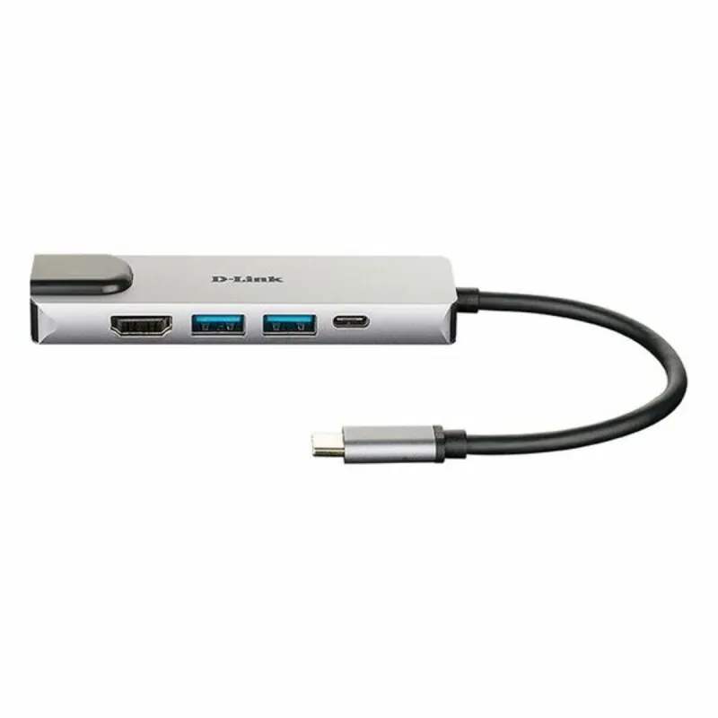 USB Centrmezgls C D-Link DUB-M520 Melns 60 W