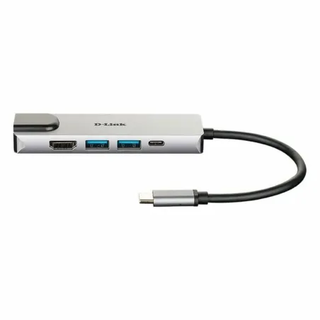 USB šakotuvas C D-Link DUB-M520 Juoda 60 W