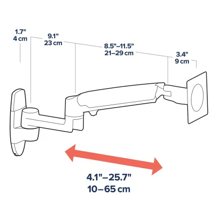 TV Statīvs Ergotron 45-243-224 11 Kg 34"