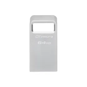 USB atmintukas Kingston DTMC3G2/64GB Raktų grandinė Sidabras Juoda 64 GB