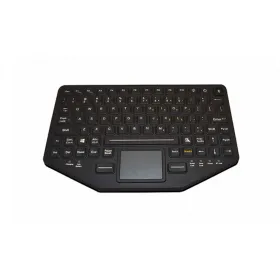 Keyboard Gamber Johnson 7300-0113 Black Spanish Qwerty