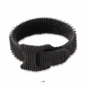 Kaablikinnitused Startech B506I-HOOK-LOOP-TIES Must Nailon 15 cm