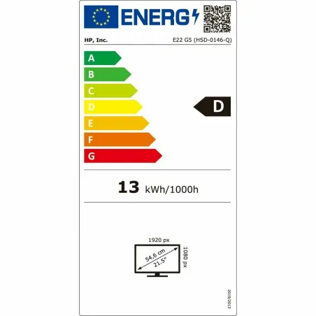 Näyttö HP E22 G5 Full HD 21,5" LED