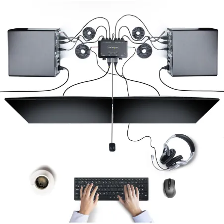 KVM Lüliti Startech C2-DH46-UA2-CBL-KVM 1,5 m