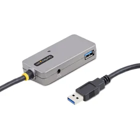 USB-разветвитель Startech U01043-USB-EXTENDER Чёрный Серебристый