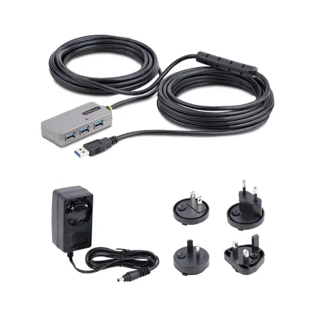 USB-jaotur Startech U01043-USB-EXTENDER Must Hõbedane