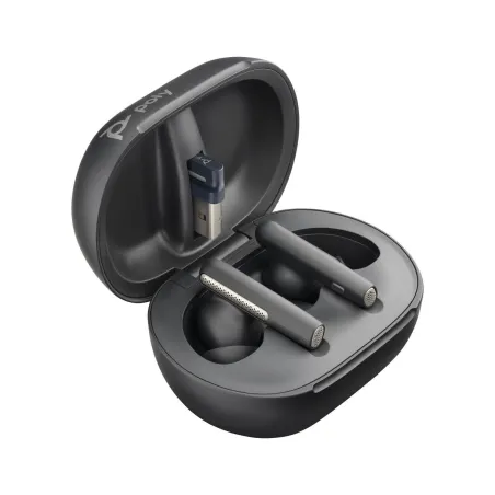 Bluetooth ausinės Poly Voyager Free 60+ UC Juoda
