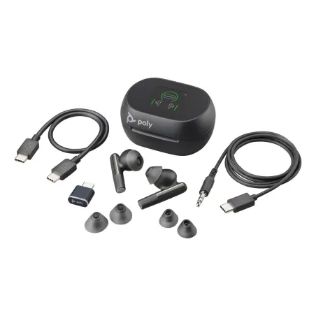 Austiņas In-ear Bluetooth Poly Voyager Free 60+ UC Melns