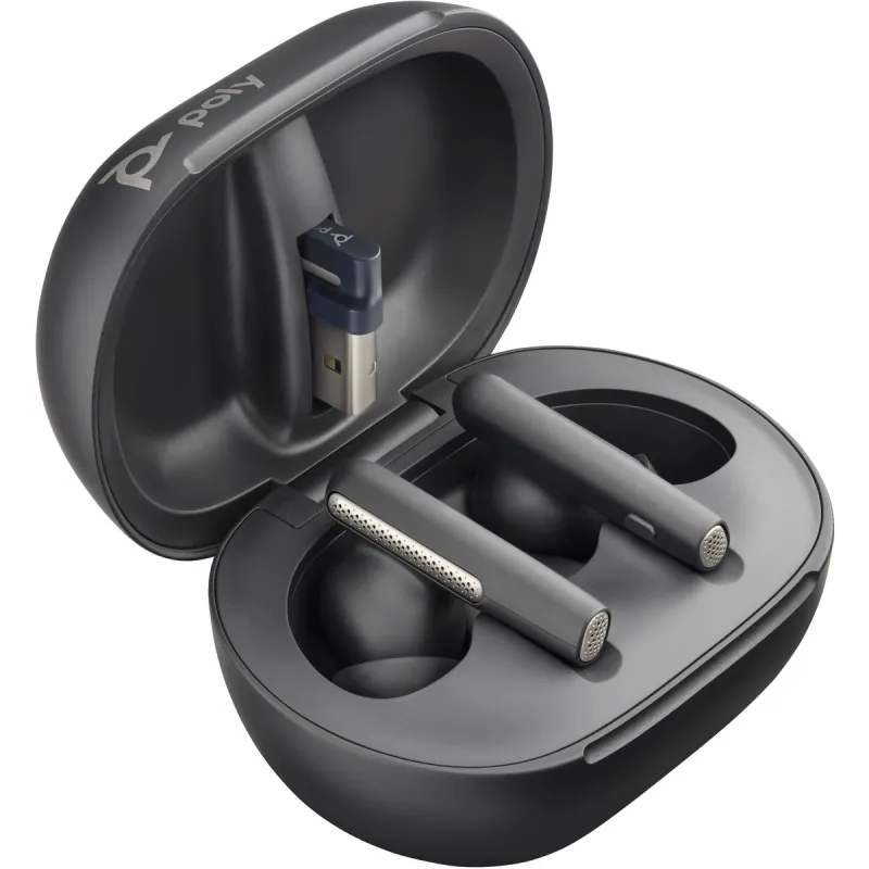 Bluetooth ausinės Poly FREE 60+ Juoda