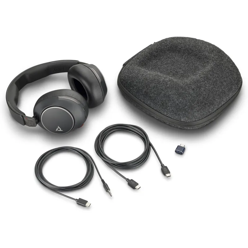 Bluetooth-наушники Poly Voyager Surround 80 UC Чёрный