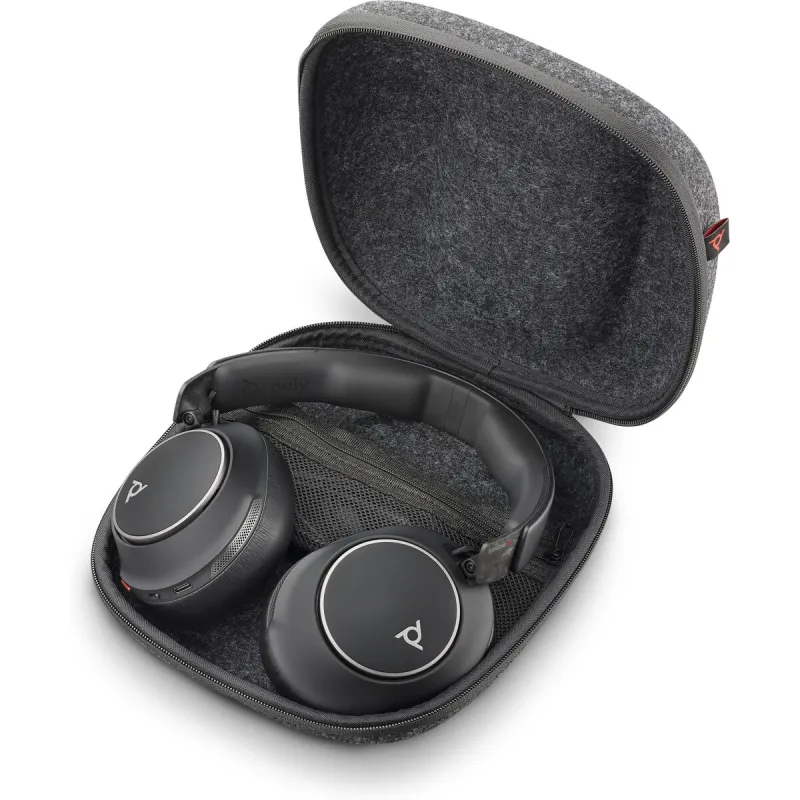 Bluetooth ausinės Poly Voyager Surround 80 UC Juoda