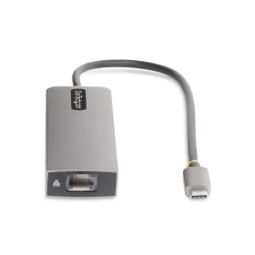 USB-C Centrmezgls Startech 10G2A1C25EPD-USB-HUB Pelēks