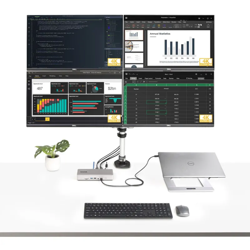Чехол для клавиатуры Startech 132UE-TB4USB4DOCK