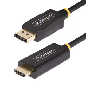 DisplayPort – HDMI adapteris Startech 6F-DP-HDMI-4K60-HDR Juoda 2 m