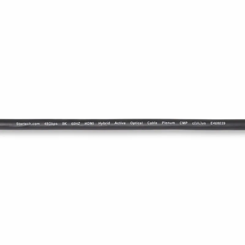 HDMI kabelis Startech 8K-A-50F-HDMI-CABLE Juoda Sidabras 15,2 m