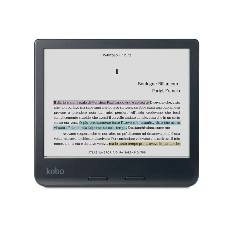 Elektroniskā Grāmata Rakuten N428-KU-BK-K-CK Melns 32 GB 7"