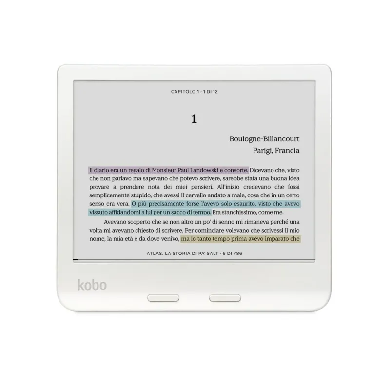 Эл. книга Rakuten N428-KU-WH-K-CK Белый 32 GB 7"