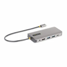 USB Centrmezgls Startech 154B-USBC-MULTIPORT Pelēks 100 W