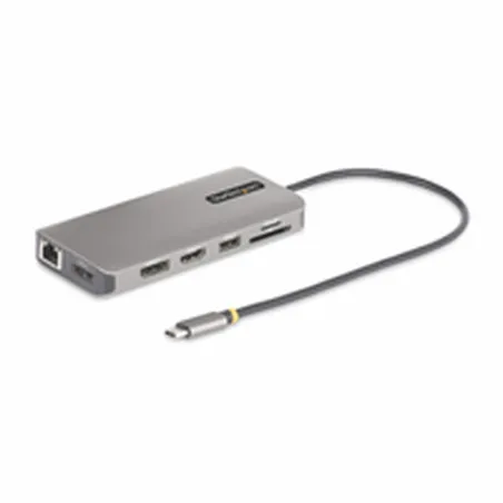 USB Centrmezgls Startech 154B-USBC-MULTIPORT Pelēks 100 W