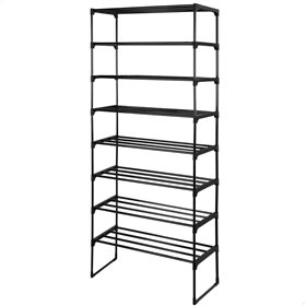 Shelves Max Home Black Metal Plastic 67 X 160 X 30 CM (2 Units)