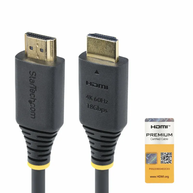 HDMI kabelis Startech PREMIUM Juoda 1 m