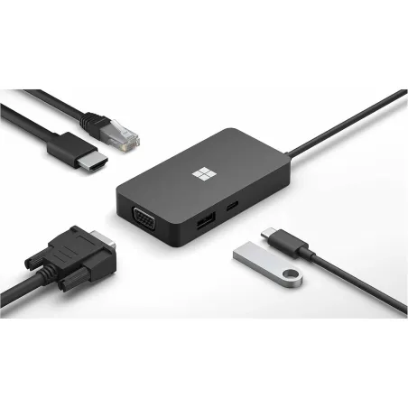 USB Hub Microsoft 161-00003 Black
