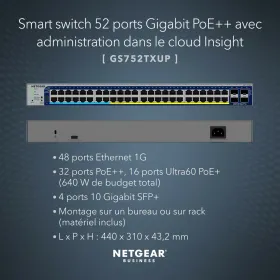 Kytkin Netgear GS752TXUP-300EUS