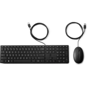 Klaviatūra ir pelė HP 9SR36UT#ABE Juoda