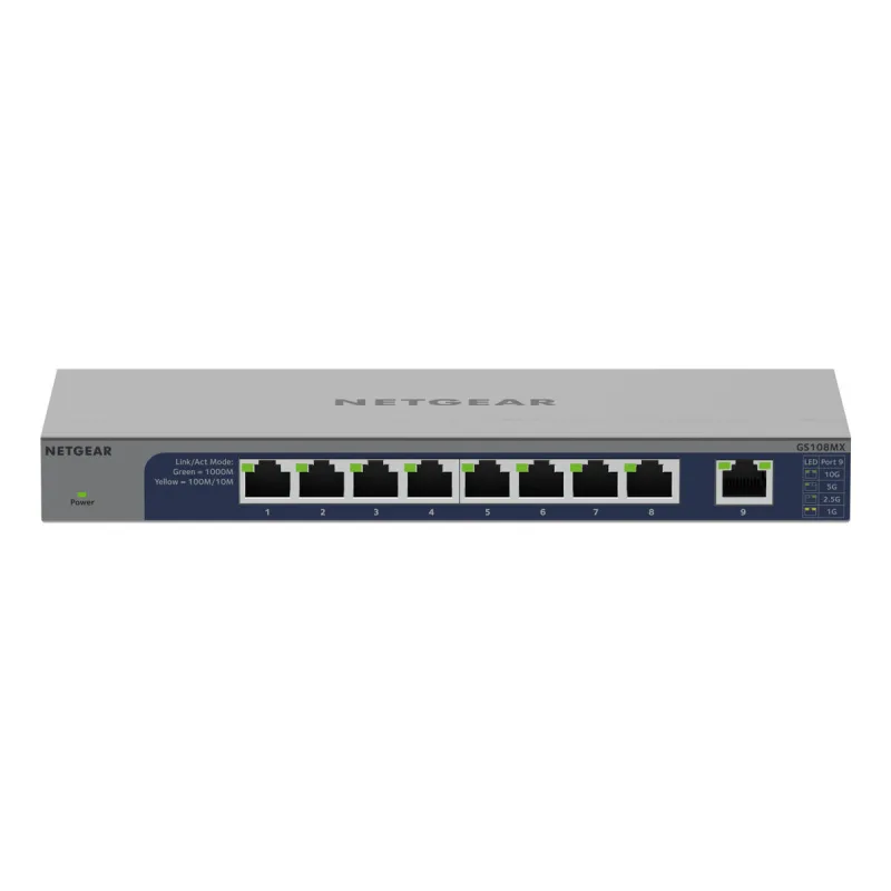 Slēdzis Netgear GS108MX-100EUS