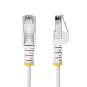 Kategooria 6 FTP RJ45 Konnektor Startech N6PAT5MWHS Valge 5 m
