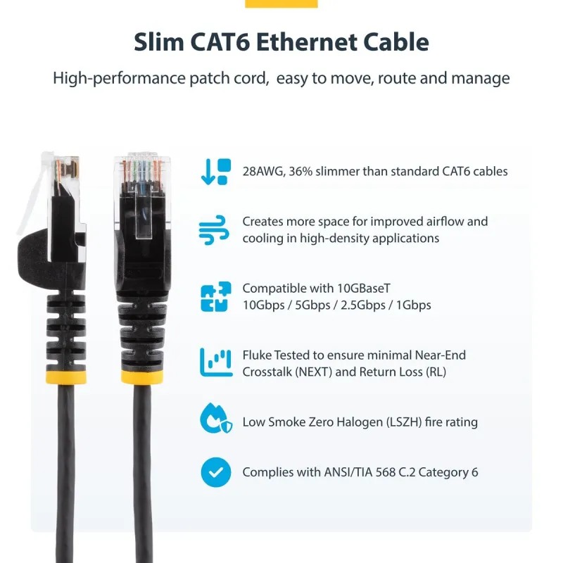 UTP Category 6 Rigid Network Cable Startech N6PAT250CMPLS Purple 2,5 m