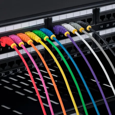 Kategooria 6 Kõva FTP RJ45 Kaabel Startech N6PAT250CMORS Oranž 2,5 m