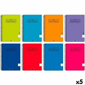 Notebook Papyrus 80 Sheets Quarto (5 Units)