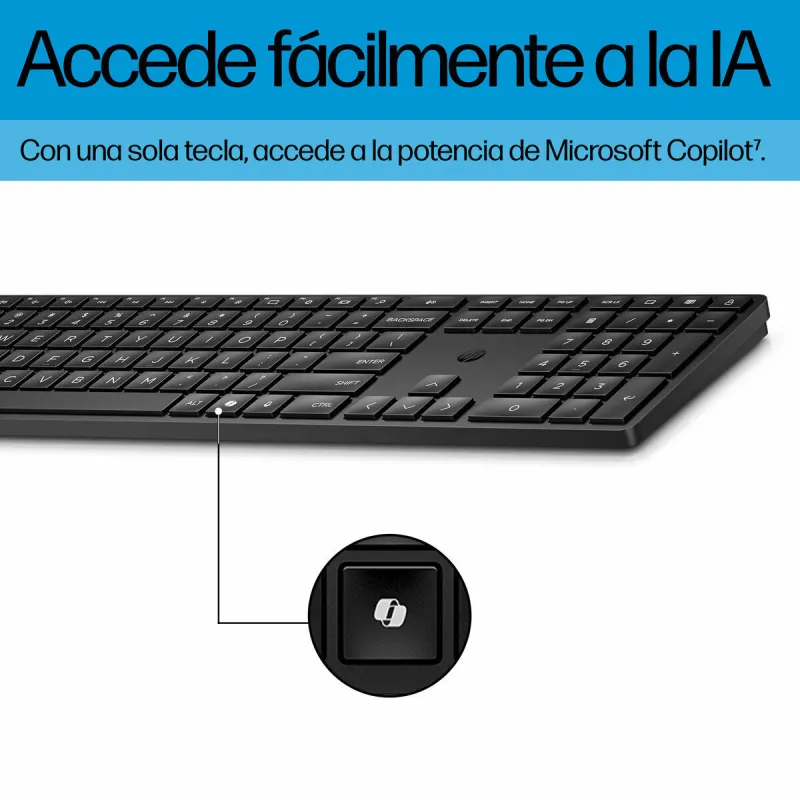 Keyboard and Mouse HP 4R009UT#ABE Black