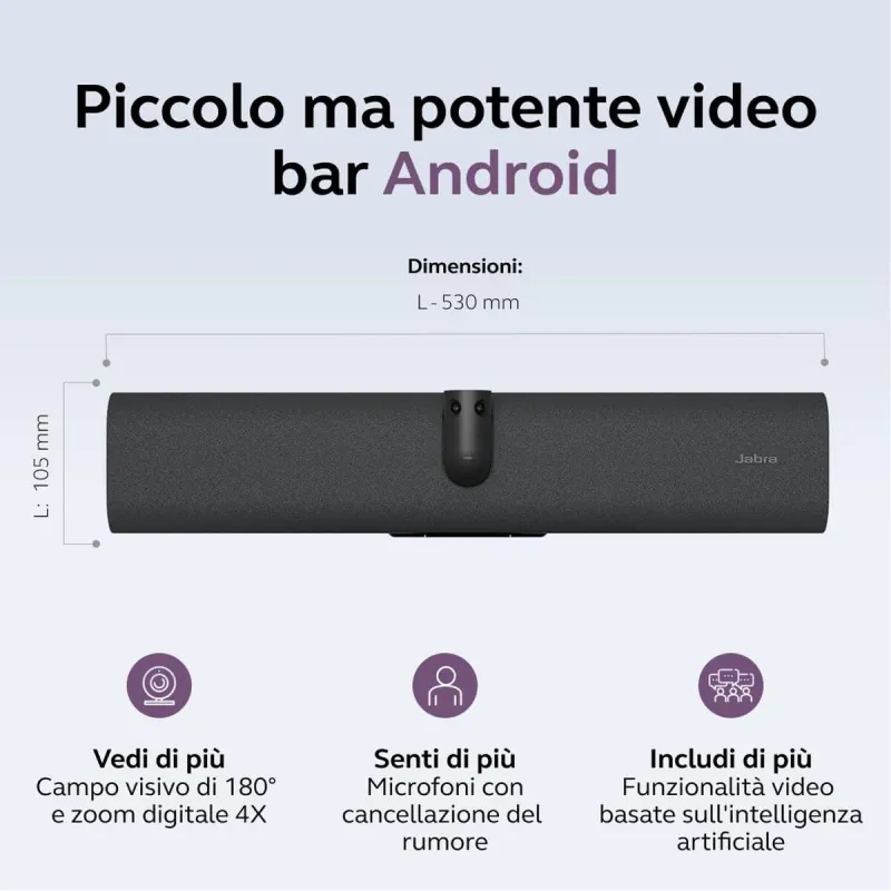 Veebikaamera Jabra 8700-231 4K Ultra HD
