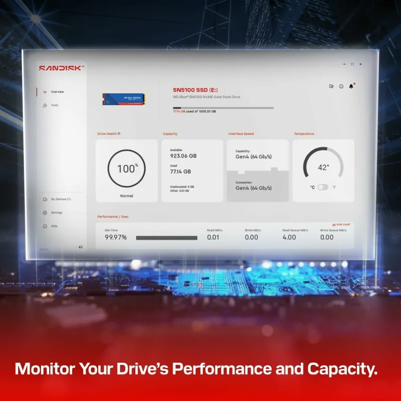 Kõvaketas Western Digital WDS100T5B0E 1 TB SSD