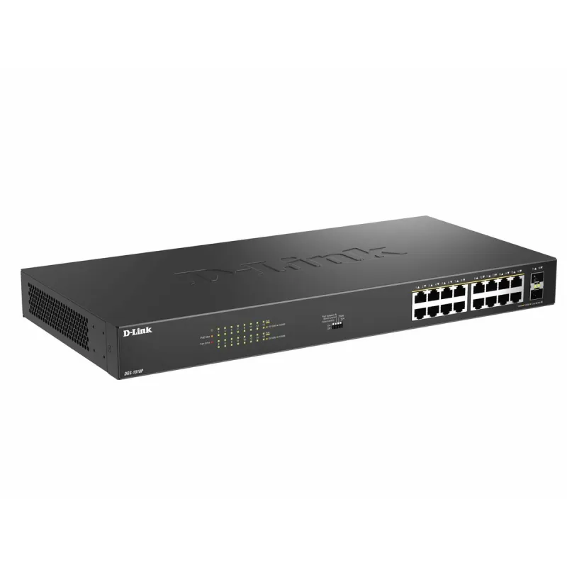 Slēdzis D-Link DGS-1018P/E