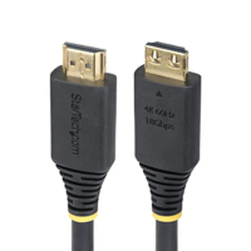 HDMI kabelis Startech HDMI2-CABLE-GRIP-8F Juoda