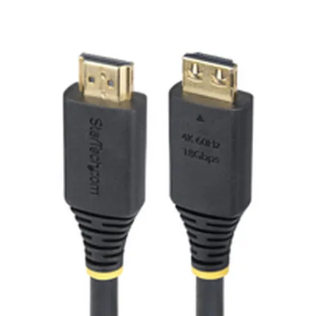 HDMI Kabelis Startech HDMI2-CABLE-GRIP-8F Melns